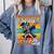 Dabbing Boy Goodbye 2nd Grade Hello 3rd Grade Graduation Comfort Colors Sweatshirt Blue Jean