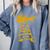 Dabbing Graduation Class Of 2018 T-Shirt School Colors Comfort Colors Sweatshirt Blue Jean