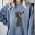 Dabbing Graduation Class Of 2025 Women History Month Comfort Colors Sweatshirt Blue Jean