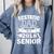 Dad Of a 2018 Senior Graduation Comfort Colors Sweatshirt Blue Jean