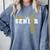 Dance Senior Night Dance Senior 2025 Graduation 14 Comfort Colors Sweatshirt Blue Jean