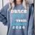 Dance Team Senior 2026 Senior Night Graduation Grad Comfort Colors Sweatshirt Blue Jean