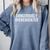 Dangerously Overeducated PhD MD EdD Graduation School Comfort Colors Sweatshirt Blue Jean