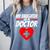My Daughter Is A Doctor Shirt Proud Parents Graduation Comfort Colors Sweatshirt Blue Jean