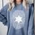 Deputy Sheriff DNA Sheriff Graduation 6 Star Badge Comfort Colors Sweatshirt Blue Jean