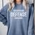 Dissertation Defense Survivor PhD Graduation Law Comfort Colors Sweatshirt Blue Jean