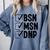 DNP Doctor MSN BSN DNP Nurse DNP Degree Graduation Comfort Colors Sweatshirt Blue Jean