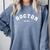 Doctor 2021 Est Medical Doctor Med School Graduation Comfort Colors Sweatshirt Blue Jean