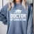 Doctor Of Education 2026 EDD Doctoral Degree Graduation Comfort Colors Sweatshirt Blue Jean