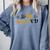 Doctor Of Education She BelievED EdD Graduation Comfort Colors Sweatshirt Blue Jean