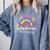 Doctor Of Physical Therapy Therapist DPT Graduation Rainbow Comfort Colors Sweatshirt Blue Jean