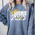 Done Class Of 2023 Graduation For Her Him Grad Seniors 2023 Comfort Colors Sweatshirt Blue Jean
