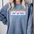 I Don't Like People Sarcastic Humanity Hater Introvert Comfort Colors Sweatshirt Blue Jean