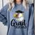Eagle Grad Squad Class Of 2019 Graduation Comfort Colors Sweatshirt Blue Jean