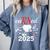 Earned It Nurse Graduation 2025 Nursing Grad Student RN LPN Comfort Colors Sweatshirt Blue Jean