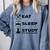 Eat Sleep Study For Bar Exam Lawyer Graduation Comfort Colors Sweatshirt Blue Jean