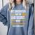 EdD Doctor Of Education Daughter Doctorate Graduation Comfort Colors Sweatshirt Blue Jean