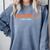 Educated AF 2018 Graduation Comfort Colors Sweatshirt Blue Jean