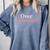 Over Educated EdD Doctor Of Education Graduation Comfort Colors Sweatshirt Blue Jean