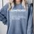 Equinetrovert Definition Equestrian Introvert Horse Lover Comfort Colors Sweatshirt Blue Jean