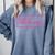 Esthetician Est 2025 Skin Care Specialist Graduation Comfort Colors Sweatshirt Blue Jean