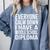 Everyone Calm Down I Have A Middle School Diploma Graduation Comfort Colors Sweatshirt Blue Jean