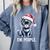 Ew People Cat Christmas Introvert Holiday Humor Comfort Colors Sweatshirt Blue Jean