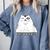 Ew People Introvert Sayings Sarcastic Cat Quote Comfort Colors Sweatshirt Blue Jean