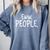 Eww People Cool Introvert And Socially Awkward Person Meme Comfort Colors Sweatshirt Blue Jean