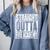 Firefighter Academy Graduation Quote Fireman School Graduate Comfort Colors Sweatshirt Blue Jean