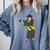 Flossing Graduation Class Of 2019 Women Comfort Colors Sweatshirt Blue Jean