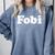 Fobi Introvert Comfort Colors Sweatshirt Blue Jean Fobi Introvert Comfort Colors Sweatshirt Blue Jean