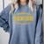 Football Proud Senior 2026 Graduation Year Comfort Colors Sweatshirt Blue Jean