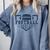 Football Senior Night Football Senior 2025 Graduation 44 Comfort Colors Sweatshirt Blue Jean