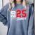 Football Senior Night Football Senior 2025 Graduation 51 Comfort Colors Sweatshirt Blue Jean
