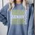 Football Senior Night Football Senior 2025 Graduation 56 Comfort Colors Sweatshirt Blue Jean