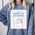 Fun Cute Introvert Cat Character Quote Men Women Comfort Colors Sweatshirt Blue Jean