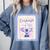 Fun Cute Introvert Cat Character Trophy For Men Women Comfort Colors Sweatshirt Blue Jean