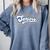 Funny Class Of 2022 Senior Graduate College Graduation Comfort Colors Sweatshirt Blue Jean
