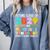 Future Class Of 2029 I Survived Passed 5th Grade Graduation Comfort Colors Sweatshirt Blue Jean