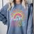Future Class Of 2035 Preschool Graduation Pre-K Graduate Comfort Colors Sweatshirt Blue Jean