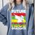 Future HBCU African American Gradute Graduation Comfort Colors Sweatshirt Blue Jean