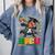 Future HBCU Grad Dabbing Kid Graduation For Boys Kids Comfort Colors Sweatshirt Blue Jean