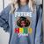 Future HBCU Grad Girl HBCU Toddler Kids Graduation Comfort Colors Sweatshirt Blue Jean
