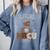 Future HBCU Grad Graduate Afro Boy College Graduation Comfort Colors Sweatshirt Blue Jean