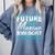 FUTURE MARINE BIOLOGIST MAKING WAVES Graduation T-Shirt Comfort Colors Sweatshirt Blue Jean