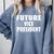 Future Vice President Graduation Comfort Colors Sweatshirt Blue Jean