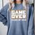 Game Over Class Of 2018 Graduation Shirt Comfort Colors Sweatshirt Blue Jean