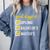 Goal Digger Inspirational Quotes Master's Degree Graduation Comfort Colors Sweatshirt Blue Jean