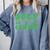 Golf Senior Night Golf Senior 2025 Graduation 32 Comfort Colors Sweatshirt Blue Jean